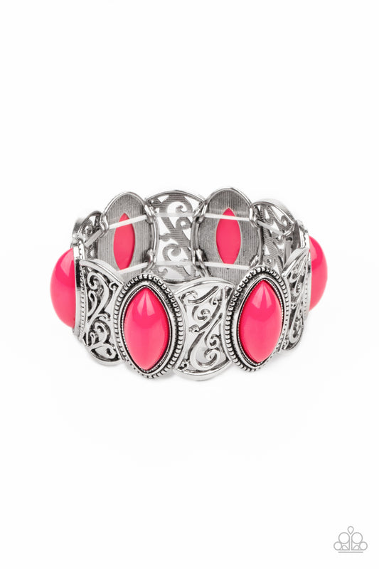 Paparazzi POP, Skip, and a Jump - Pink Bracelet