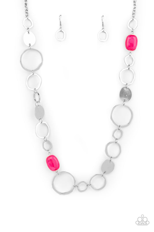 Paparazzi Colorful Combo - Pink Earrings