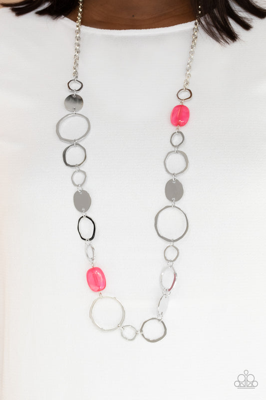 Paparazzi Colorful Combo - Pink Earrings