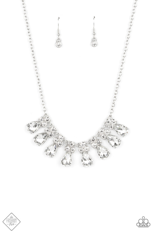 Paparazzi Sparkly Ever After White Necklace