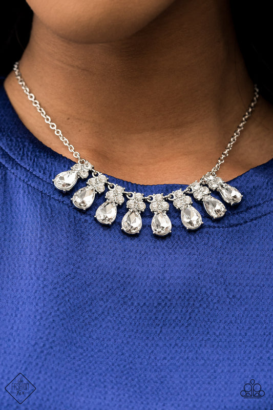Paparazzi Sparkly Ever After White Necklace