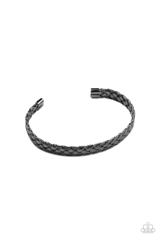 Cable Couture - Black Paparazzi Bracelet