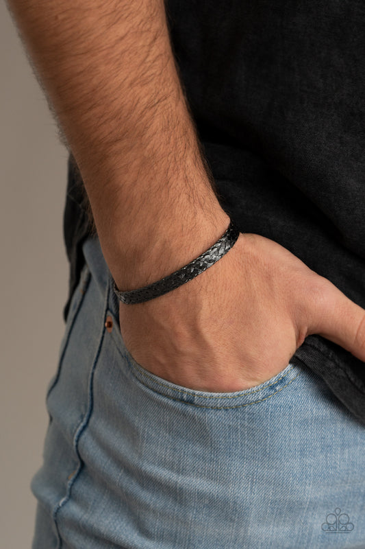 Cable Couture - Black Paparazzi Bracelet