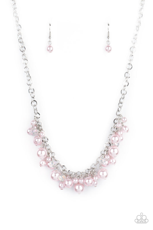 Positively PEARL-escent - Pink Pearl Paparazzi Necklace