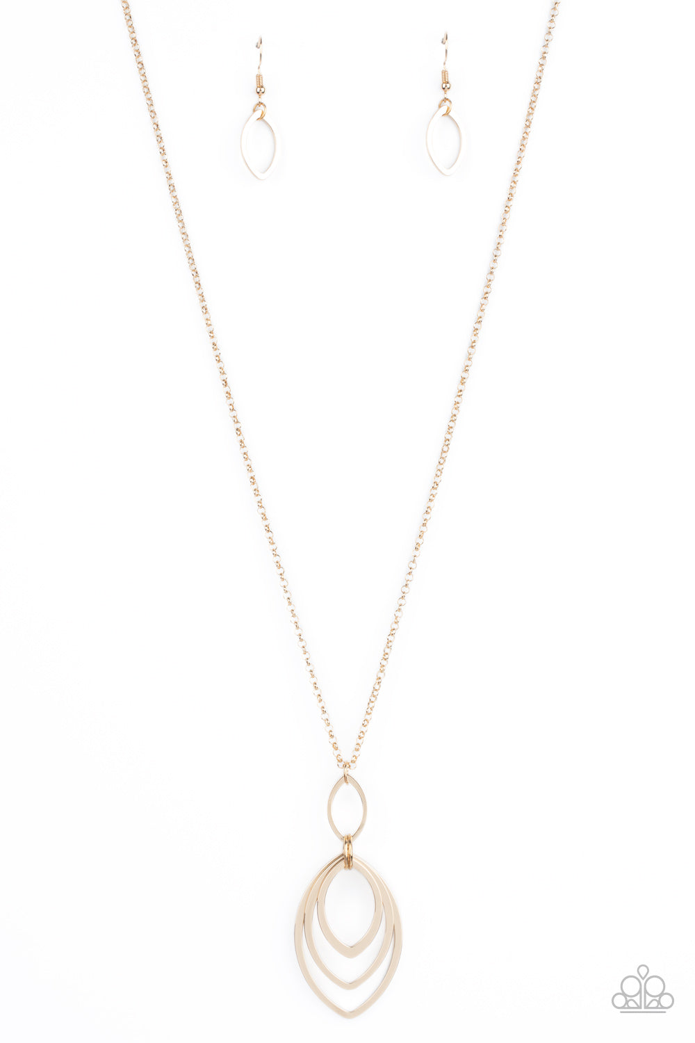 Paparazzi Dizzying Definition - Gold Necklace