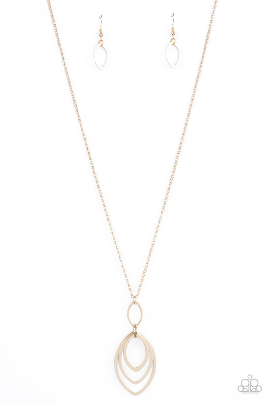 Paparazzi Dizzying Definition - Gold Necklace