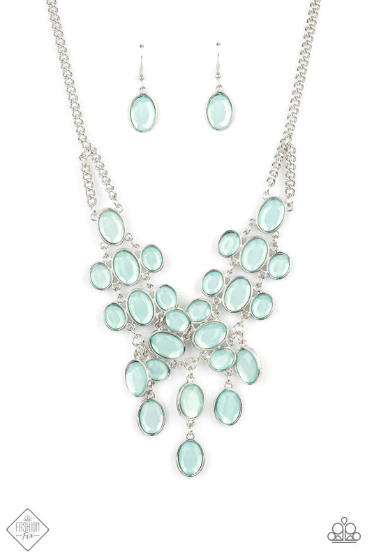 Paparazzi Serene Gleam - Blue Necklace