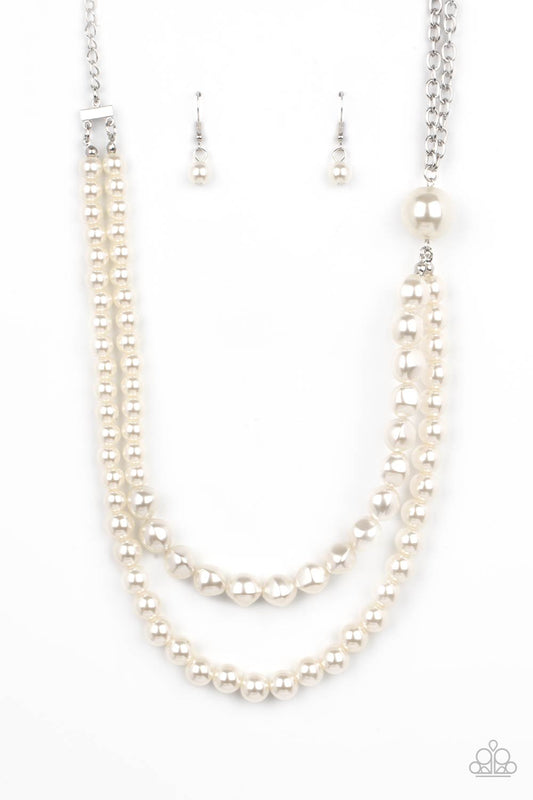Remarkable Radiance - White Paparazzi Necklace