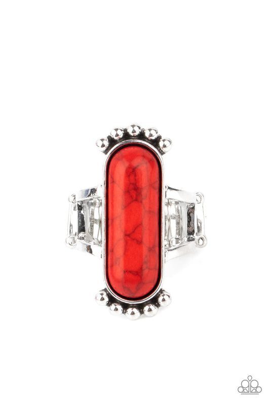 Ranch Relic - Red Paparazzi Necklace