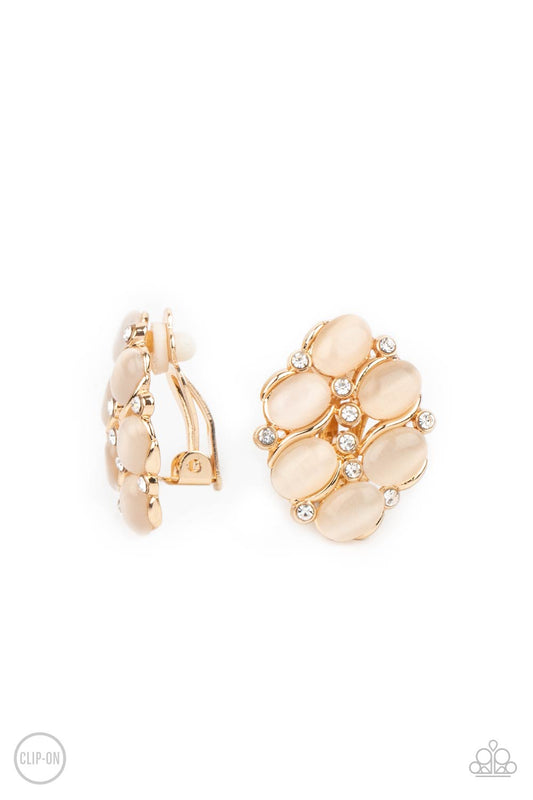Paparazzi  Row, Row, Row Your YACHT - Gold Earrings
