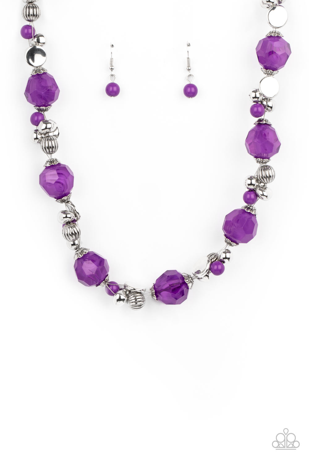 Paparazzi  Vici VACATION - Purple Necklace