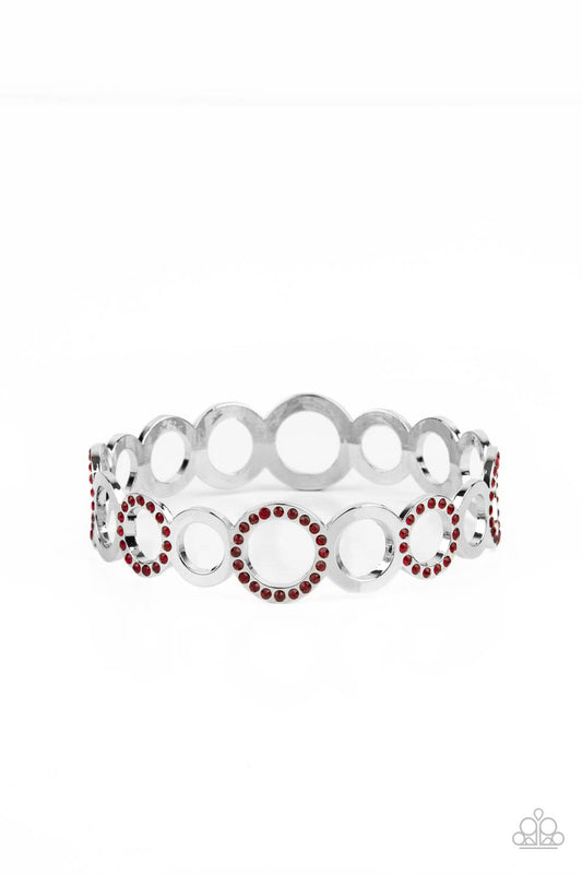 Paparazzi Future, Past, and POLISHED - Red Bracelets