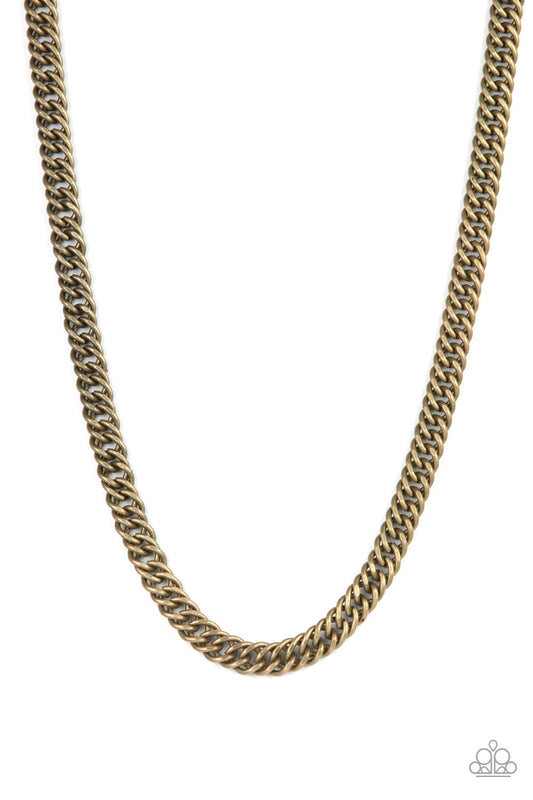 Winners Circle - Brass Paparazzi Necklace