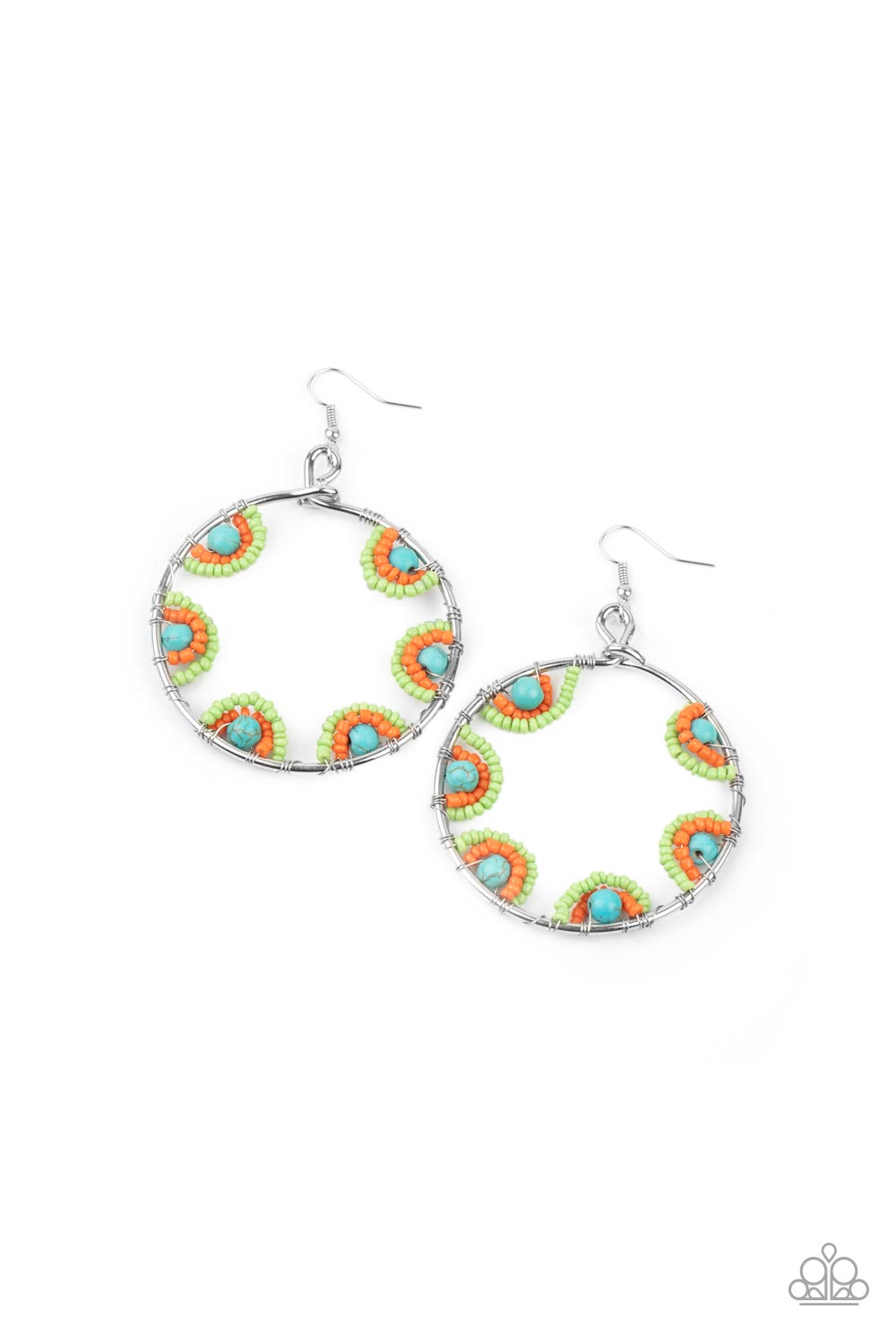 Paparazzi Off The Rim - Multi Earring