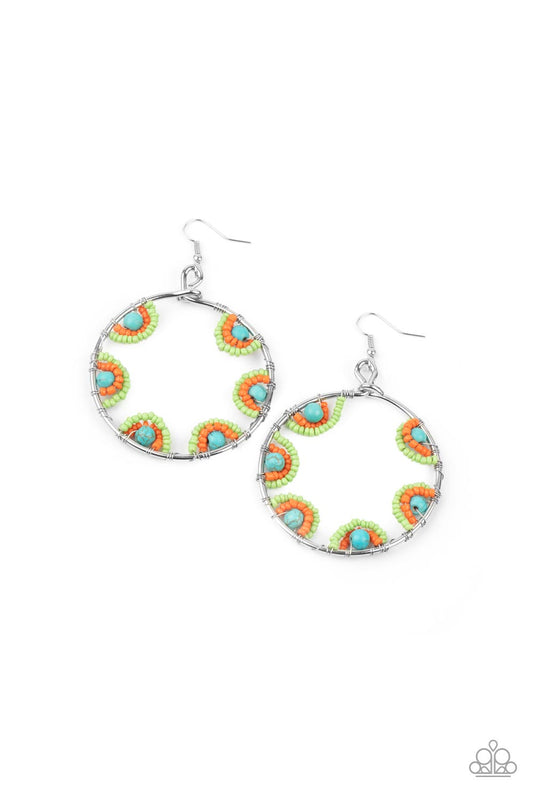 Paparazzi Off The Rim - Multi Earring