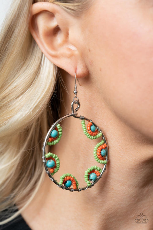 Paparazzi Off The Rim - Multi Earring