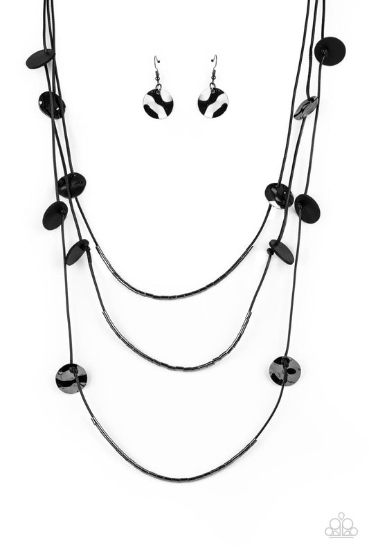 Alluring Luxe - Black Paparazzi Necklace