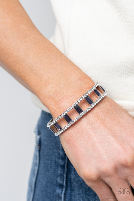 Paparazzi Industrial Icing - Purple Paparazzi Bracelet