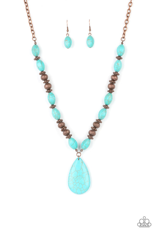 Blazing Saddles - Copper Paparazzi Necklace