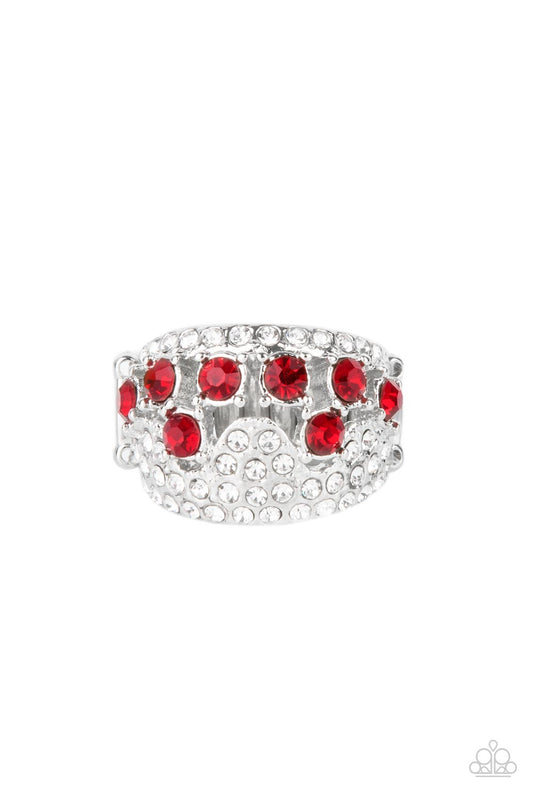 Imperial Incandescence - Red Paparazzi Ring