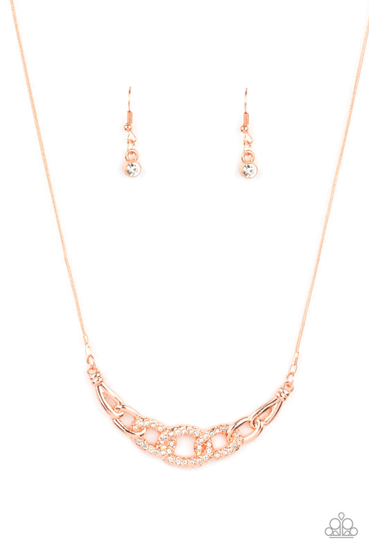 KNOT In Love - Copper Paparazzi Necklace