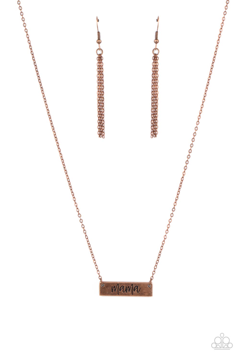 Blessed Mama - Copper Paparazzi Necklace