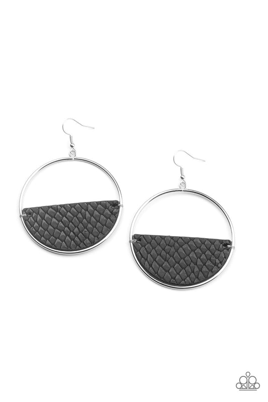 Animal Aesthetic - Black Paparazzi Earring