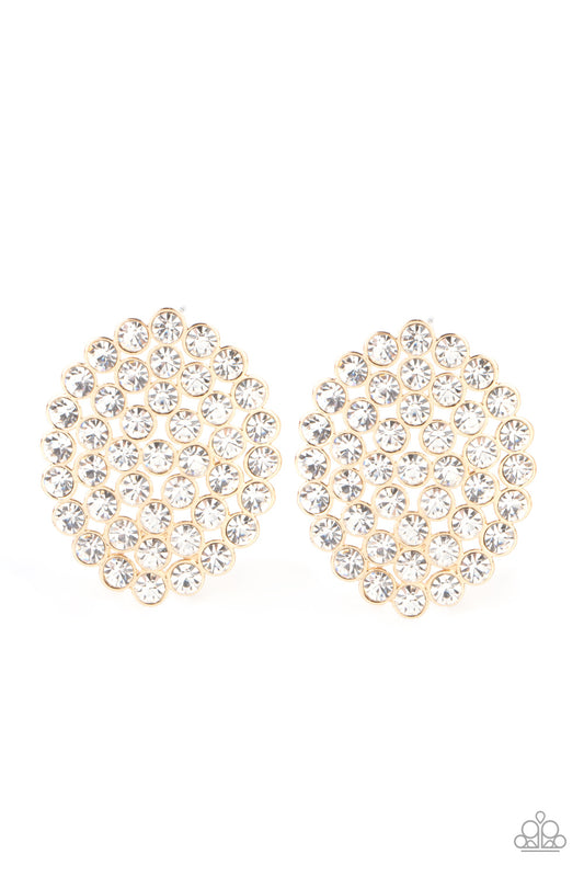 Drama School Dropout - Gold Paparazzi Earrings