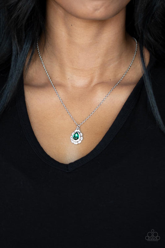 Vintage Validation - Green Paparazzi Necklace