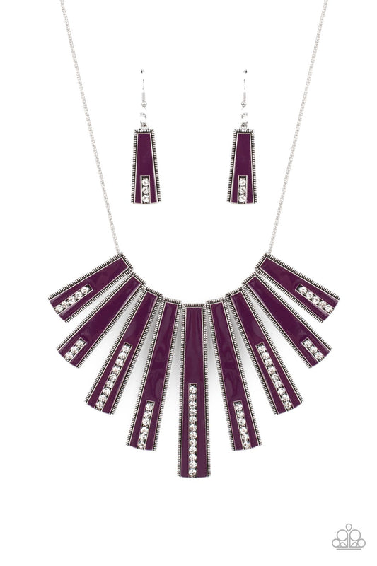 FAN-tastically Deco - Purple Paparazzi Necklace