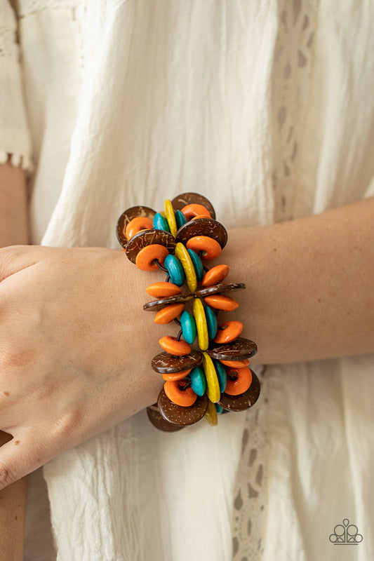 Caribbean Canopy - Multi Paparazzi Bracelets