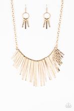 Paparazzi Welcome To The Pack - Gold Necklace