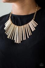 Paparazzi Welcome To The Pack - Gold Necklace