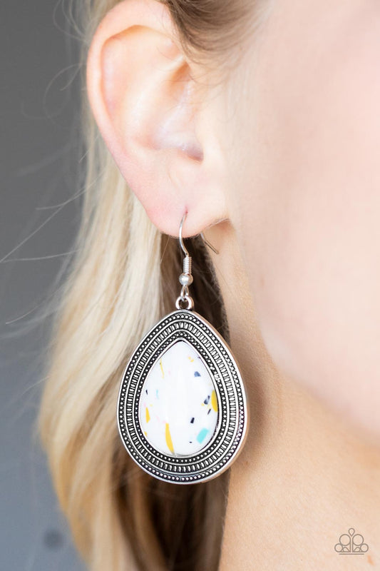 Terrazzo Tundra - Multi Paparazzi Earrings