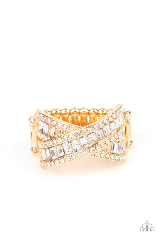 Status Update - Gold Purple Paparazzi Ring
