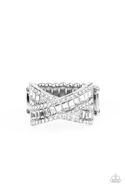 Status Update - White Paparazzi Ring
