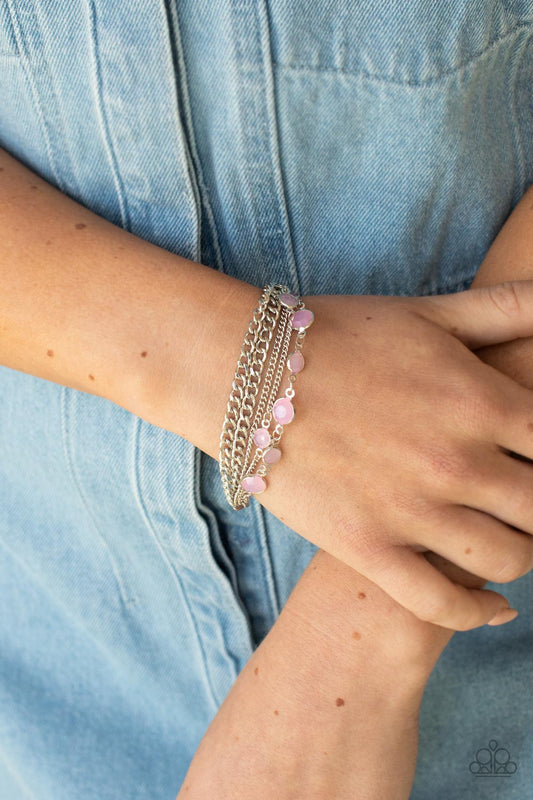 Glossy Goddess - Pink Paparazzi Bracelet