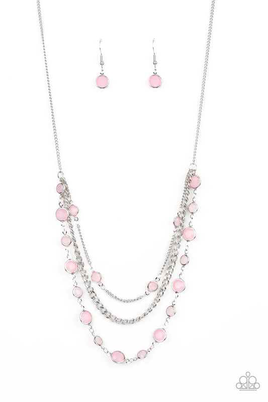 Goddess Getaway - Pink Paparazzi Necklace