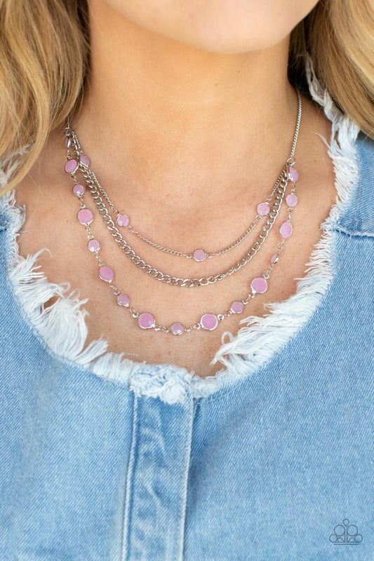 Goddess Getaway - Pink Paparazzi Necklace