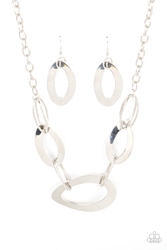 METALHEAD Count - Silver Paparazzi Necklace
