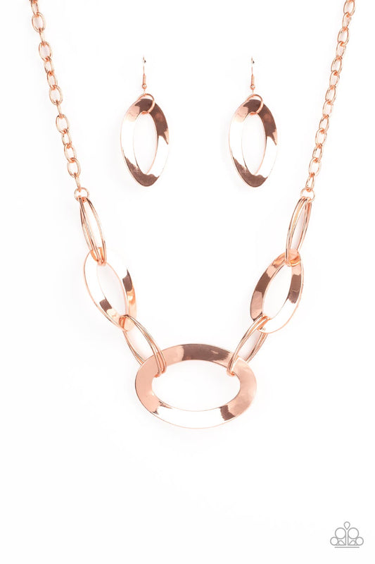 METALHEAD Count - Copper Paparazzi Necklace