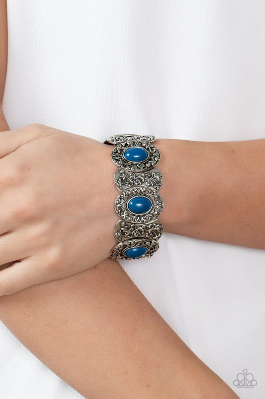 Versailles Vineyard - Blue Paparazzi Bracelet