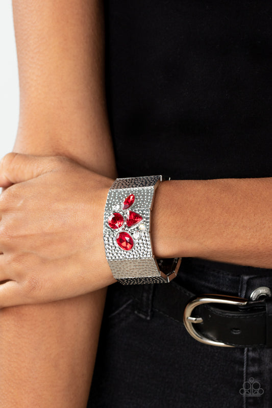 Flickering Fortune - Red Paparazzi Bracelet