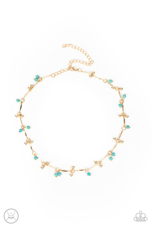 Sahara Social - Gold Paparazzi Necklace