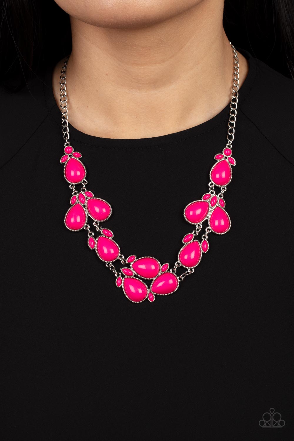 Botanical Banquet - Pink Paparazzi Necklace