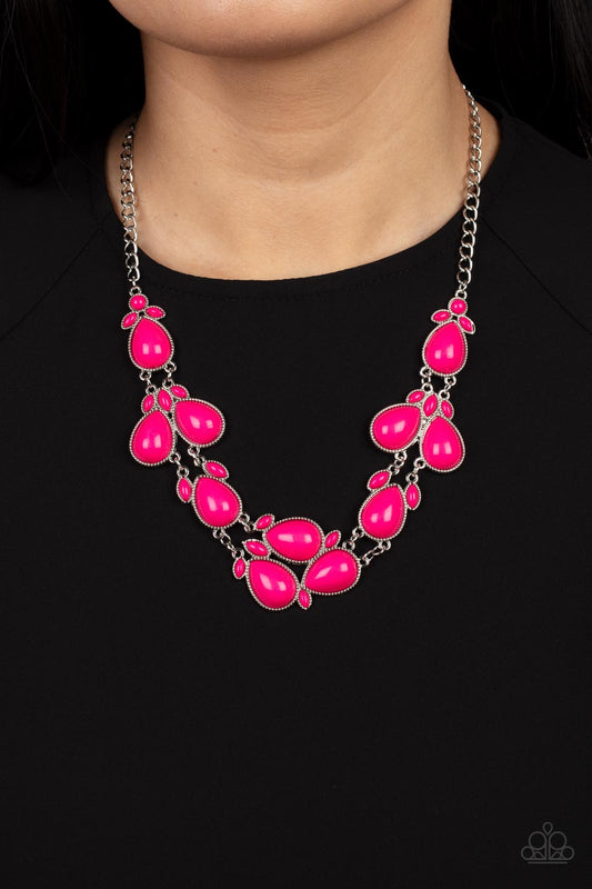 Botanical Banquet - Pink Paparazzi Necklace
