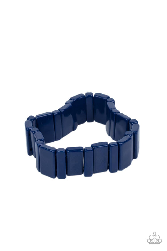 In Plain SIGHTSEER - Blue Paparazzi Bracelet