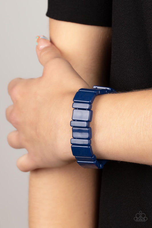 In Plain SIGHTSEER - Blue Paparazzi Bracelet