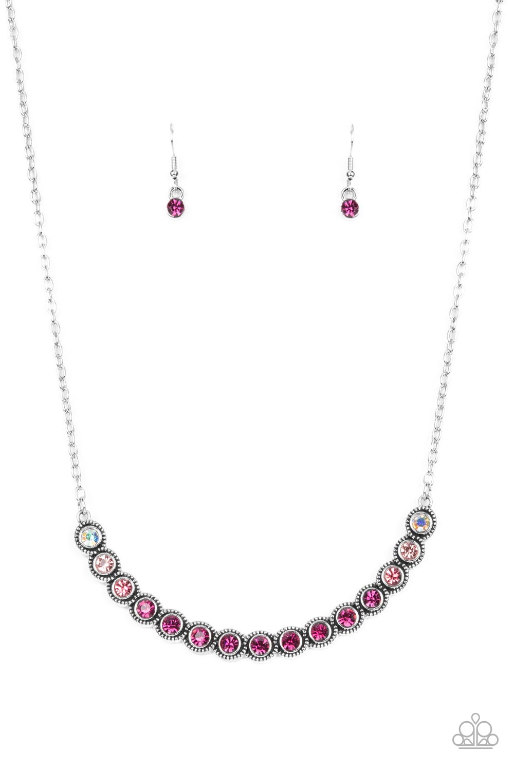 Throwing SHADES - Pink Paparazzi Necklace