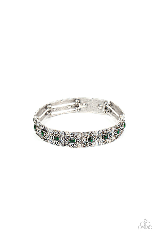 Venetian Valentine - Green Paparazzi Bracelet